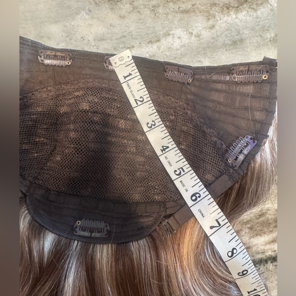 Full Shine brand human hair U part half wig 14-16in - Picture 9 of 16